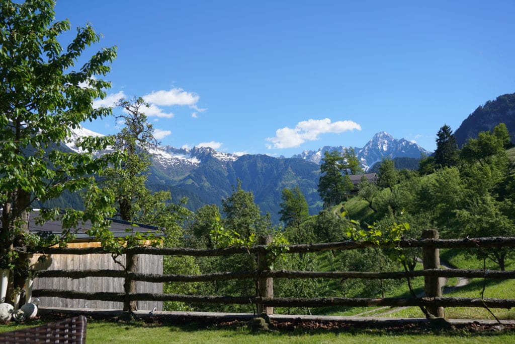 Ausblick aus unserer Ferienwohnung am Schwendeberg / Mayrhofen Ausblick aus unserer Ferienwohnung am Schwendeberg / Mayrhofen